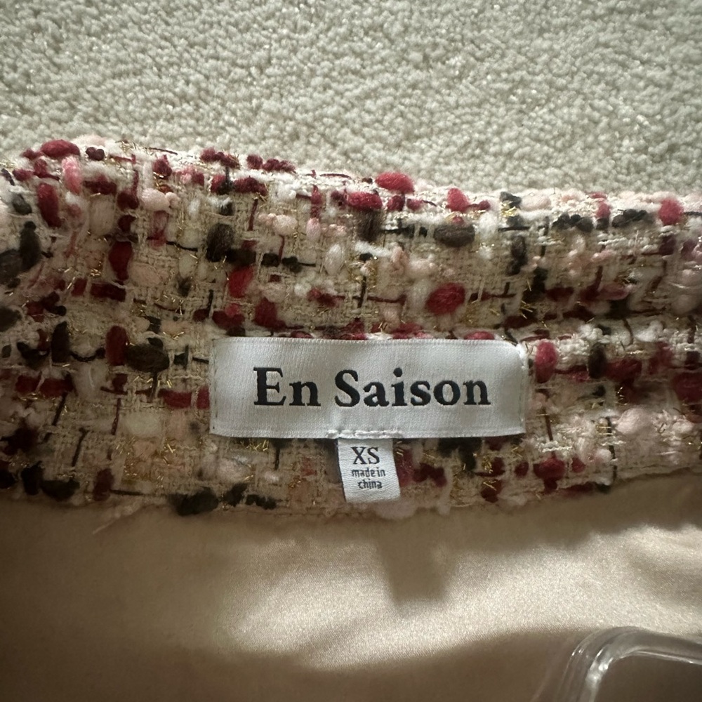 En Saison Multicolor Tweed Jacket - image 4